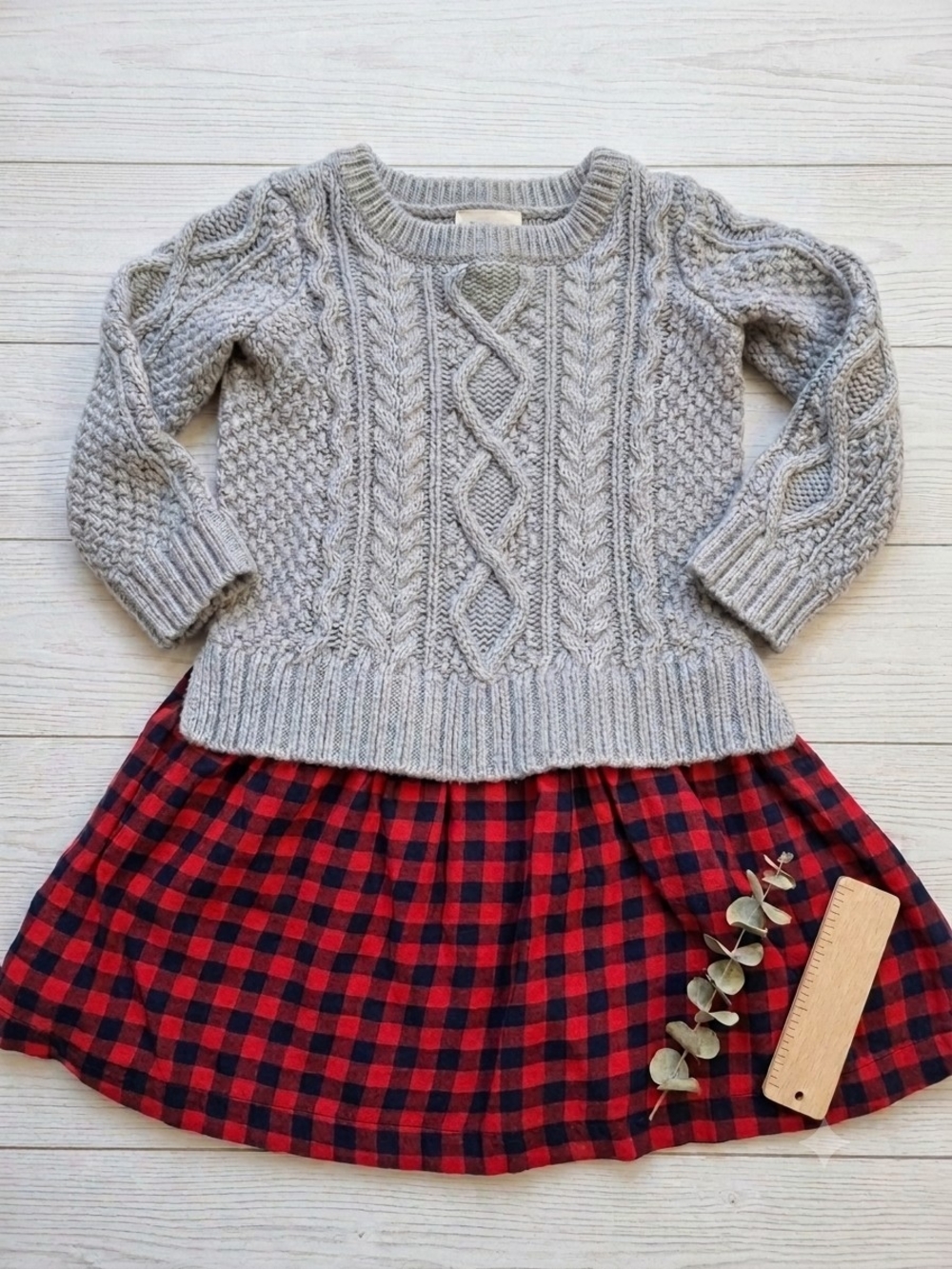 GAP Baby Knit Sweater in Light Gray